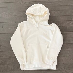 lululemon athletica Cream Hooded Pullover Sweatshirt